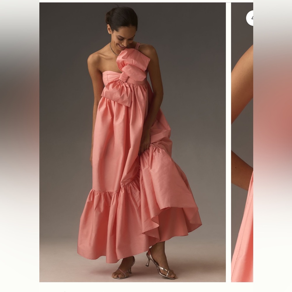 Atsu Sally Bow Midi Dress